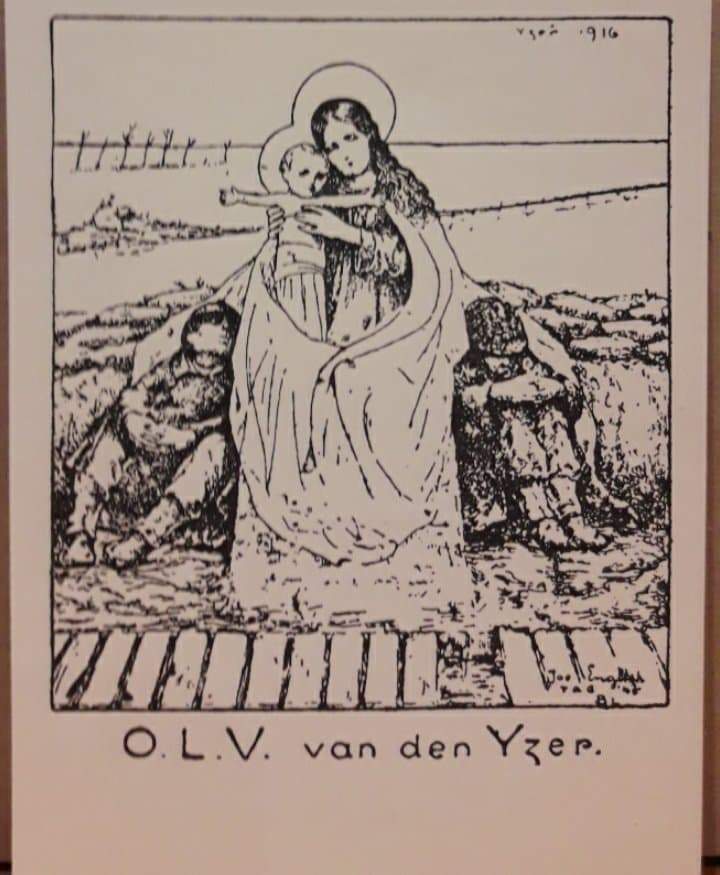 Postkaart Ijzerbedevaart Diksmuide - OLV van den Ijzer / LN 81