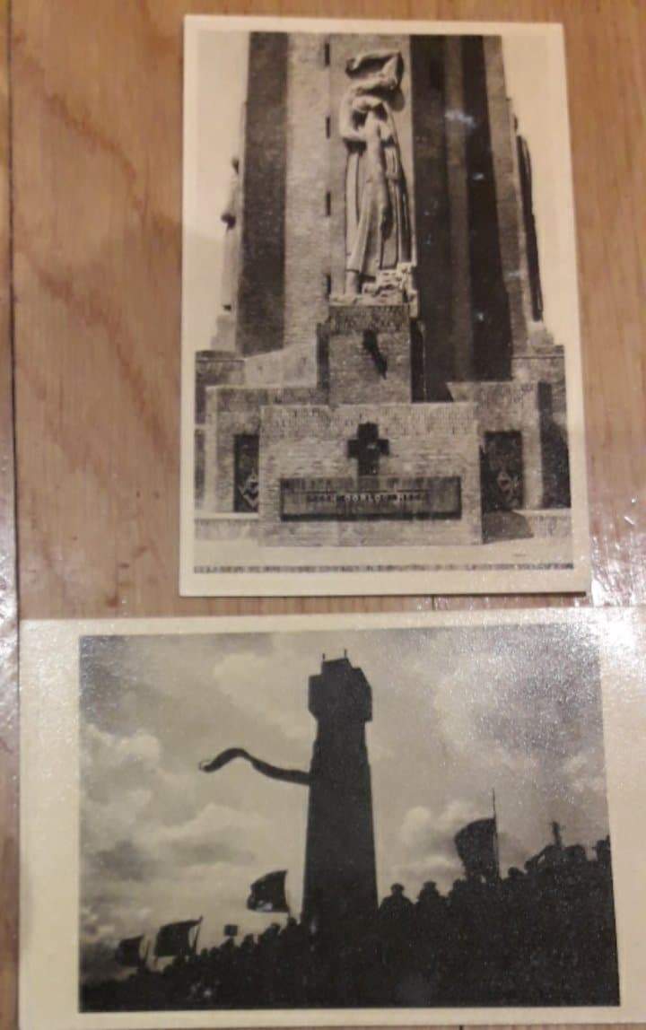 Postkaart Ijzerbedevaart Diksmuide - 2 kaarten ijzerbedevaart 1930/ LN 150
