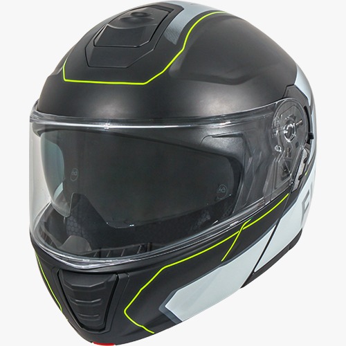 Helmet Vito modular furio matte black/yellow