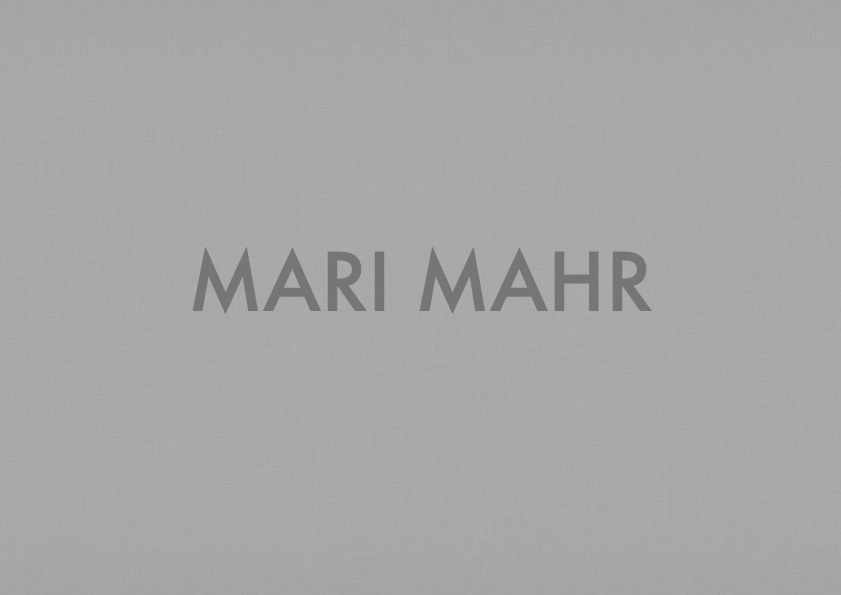 MARI MAHR 'WORDS, WORDS, WORDS...'