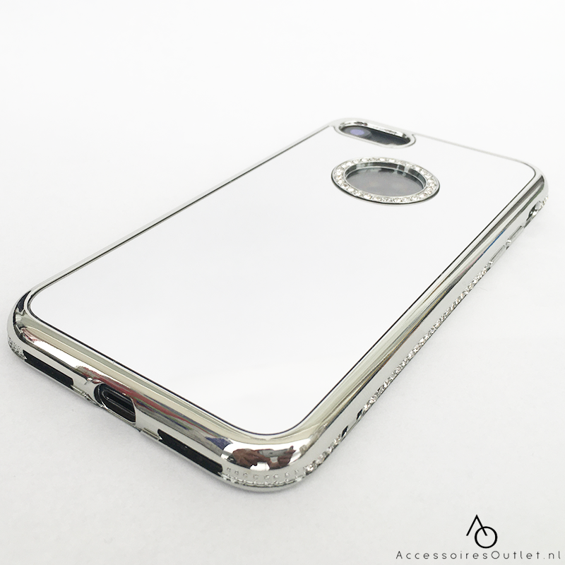 iPhone 6 / 6S - Crystal Mirror Case - Goud, Zilver of Rood