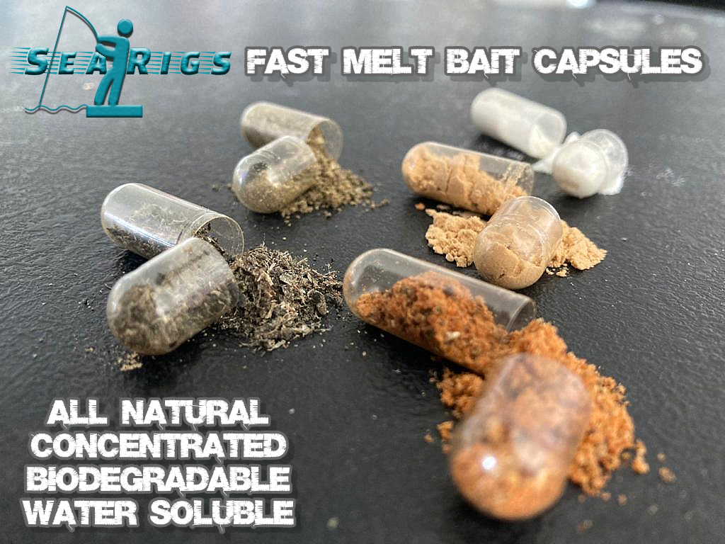A Natural Concentrated Bait Capsule "Fast Melt" x25 - 6 Flavours to choose