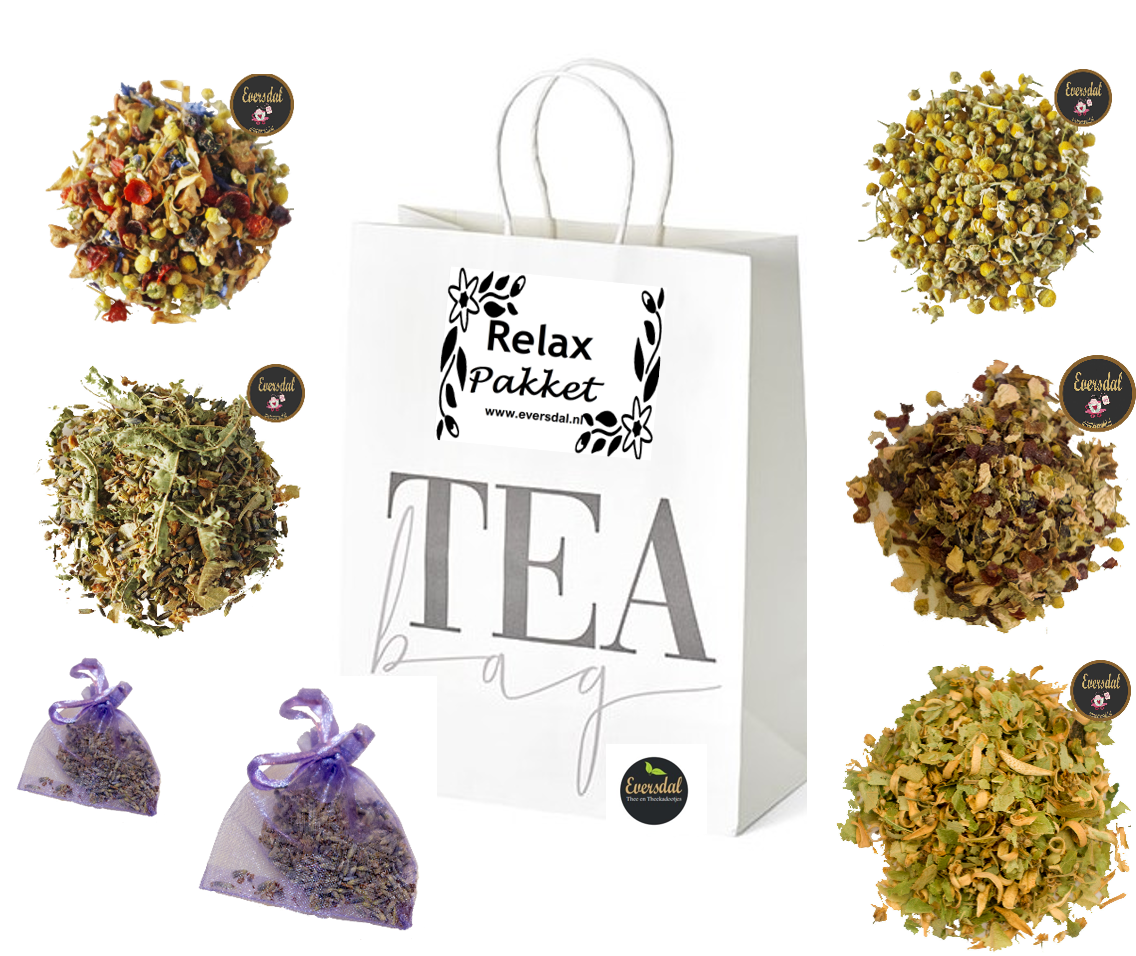 Theepakket Relax - 6 soorten ontspannings thee