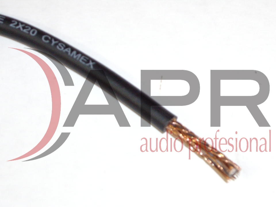 Cable para micrófono, modelo MIC2X20, marca CYSAMEX