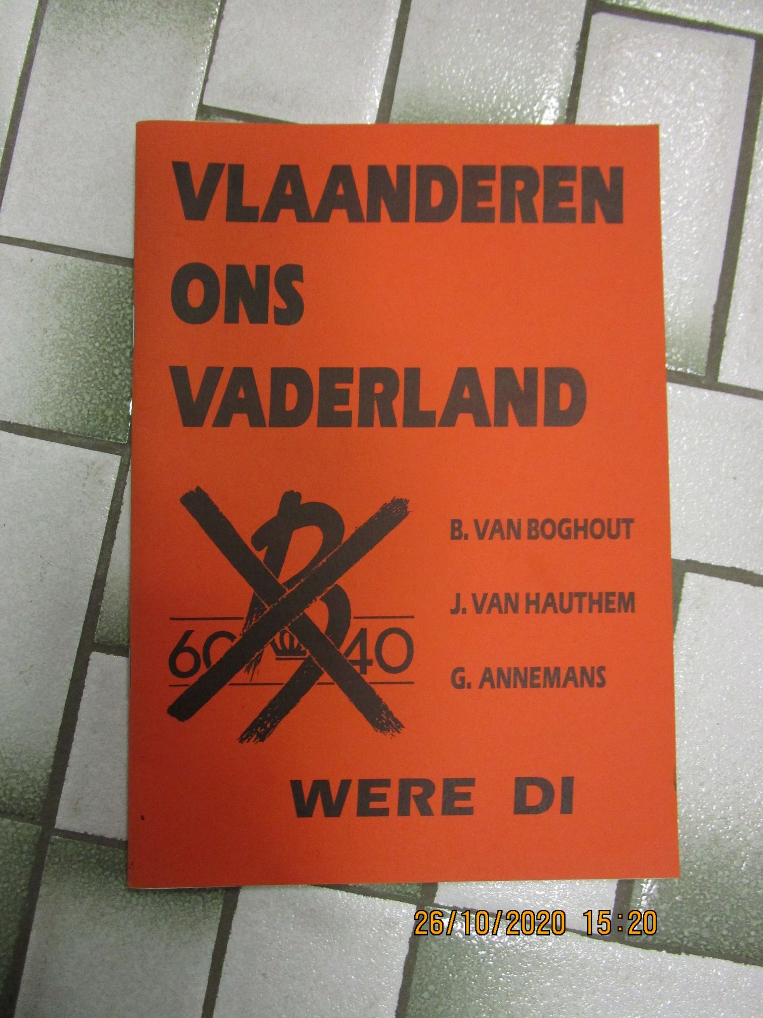 Brochure Vlaanderen ons Vaderland - Were Di
