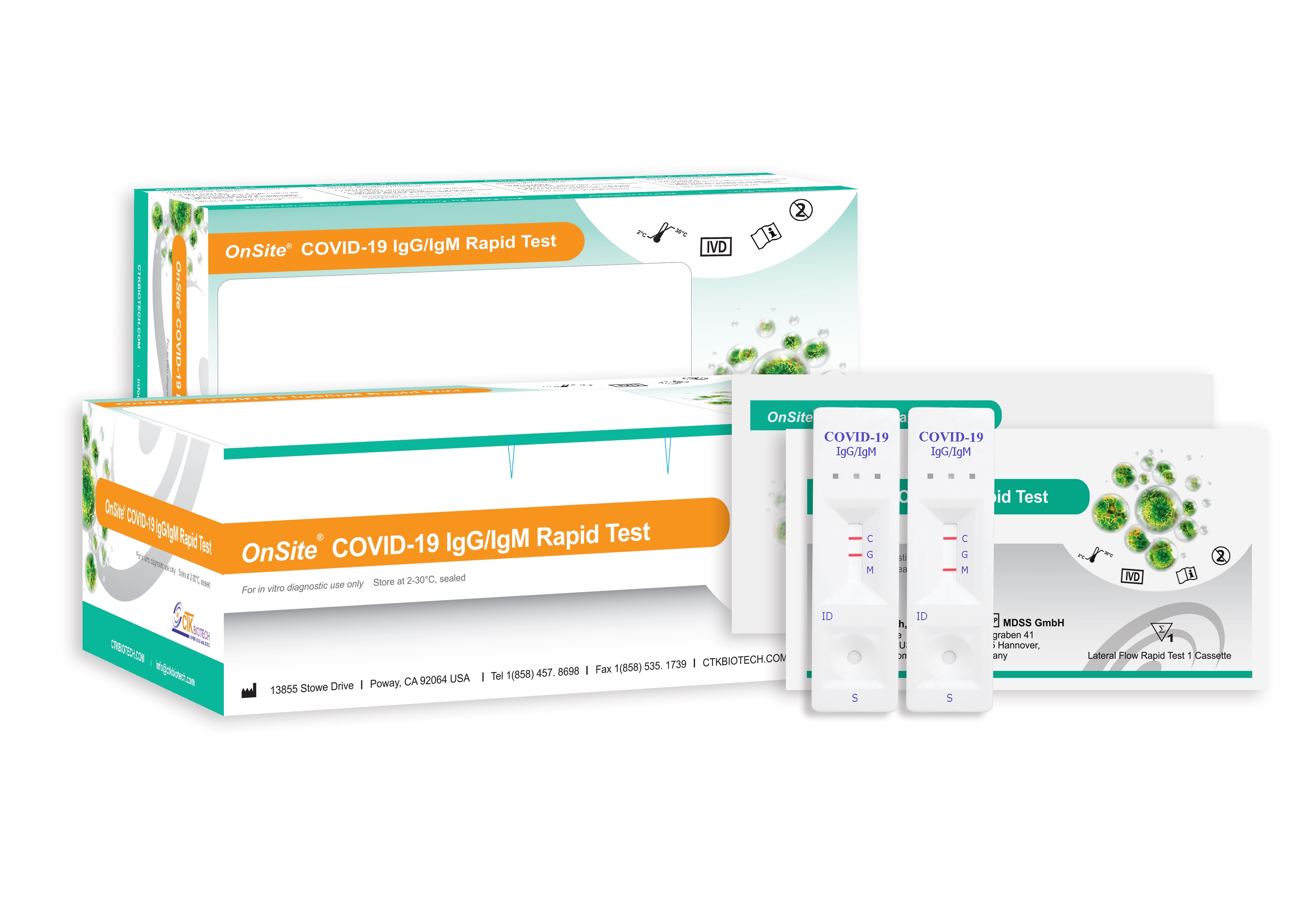 Covid 19, Rapid test kit, Instructions for use