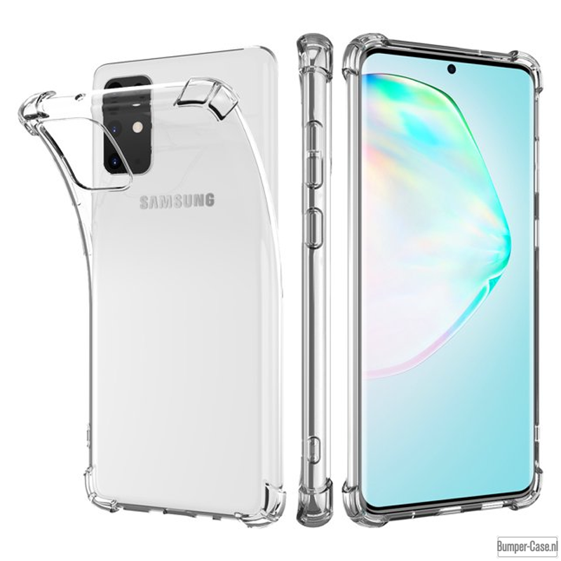Samsung Galaxy S20 - Doorzichtig bumper hoesje schokbestendig