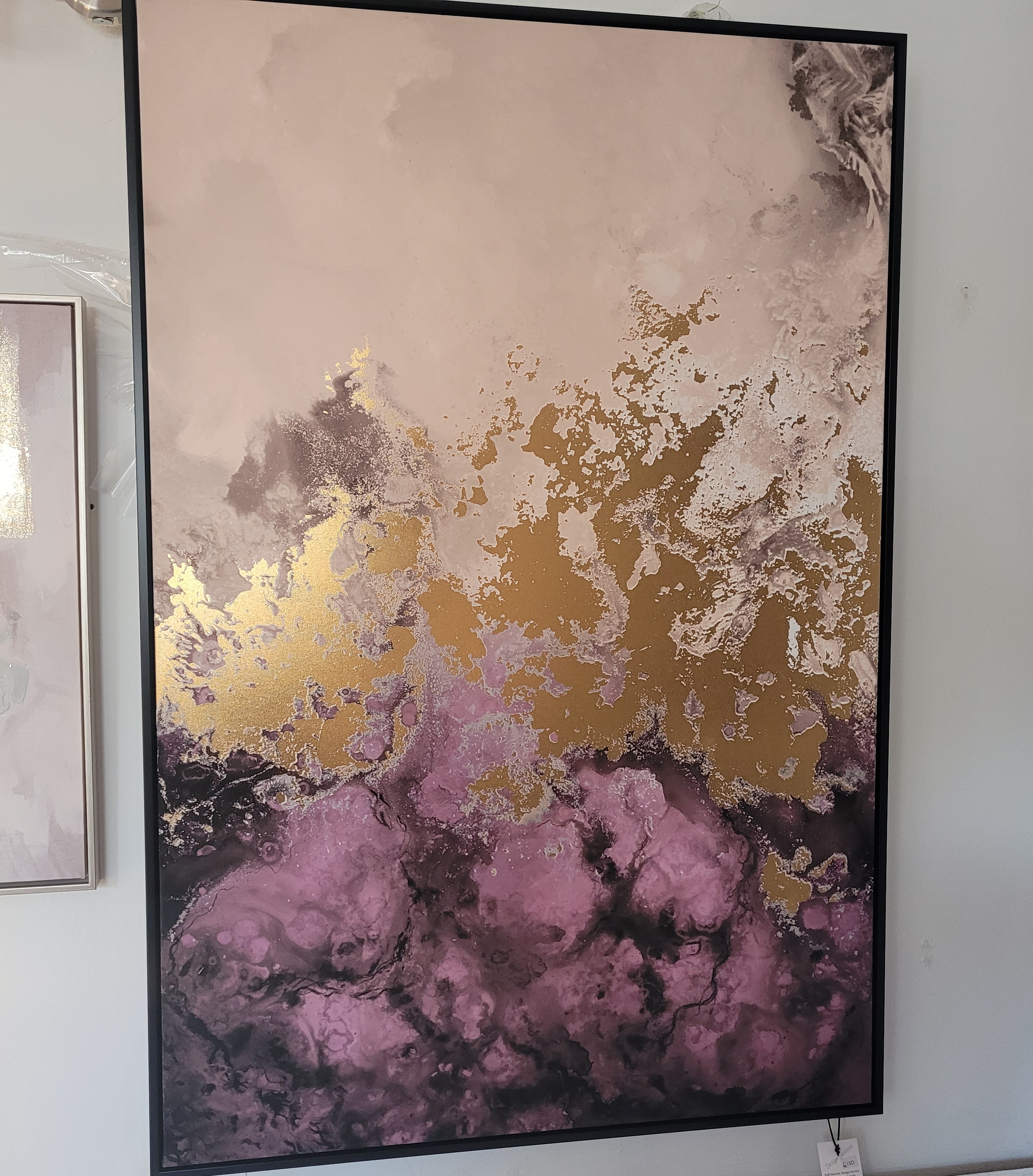 Pink & Gold Canvas