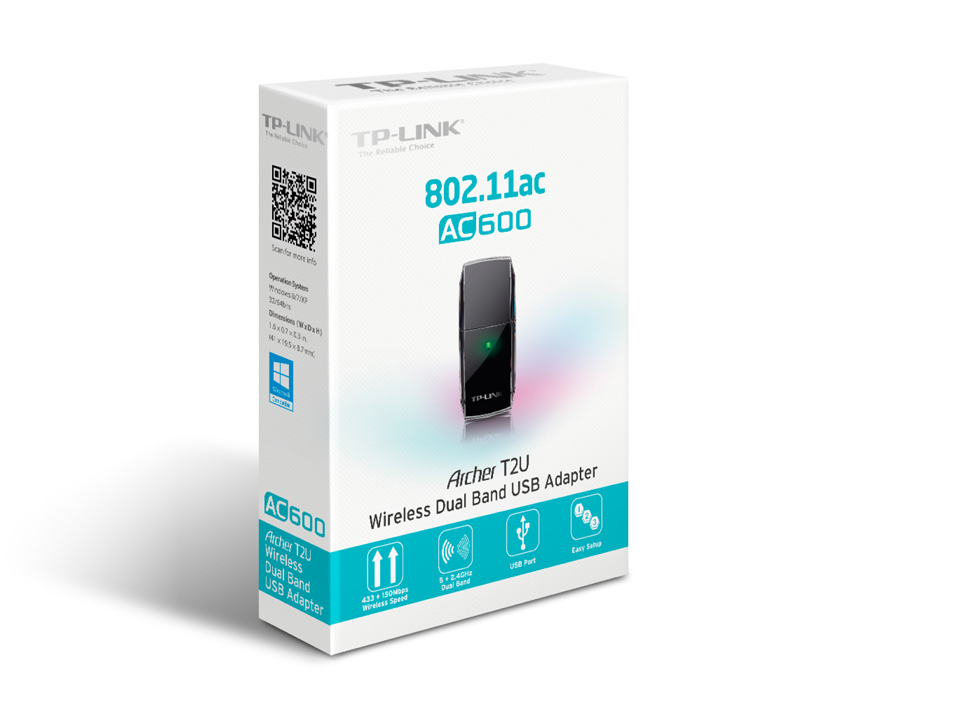 TP-Link AC600 Dual-Band Wi-Fi USB Adapter