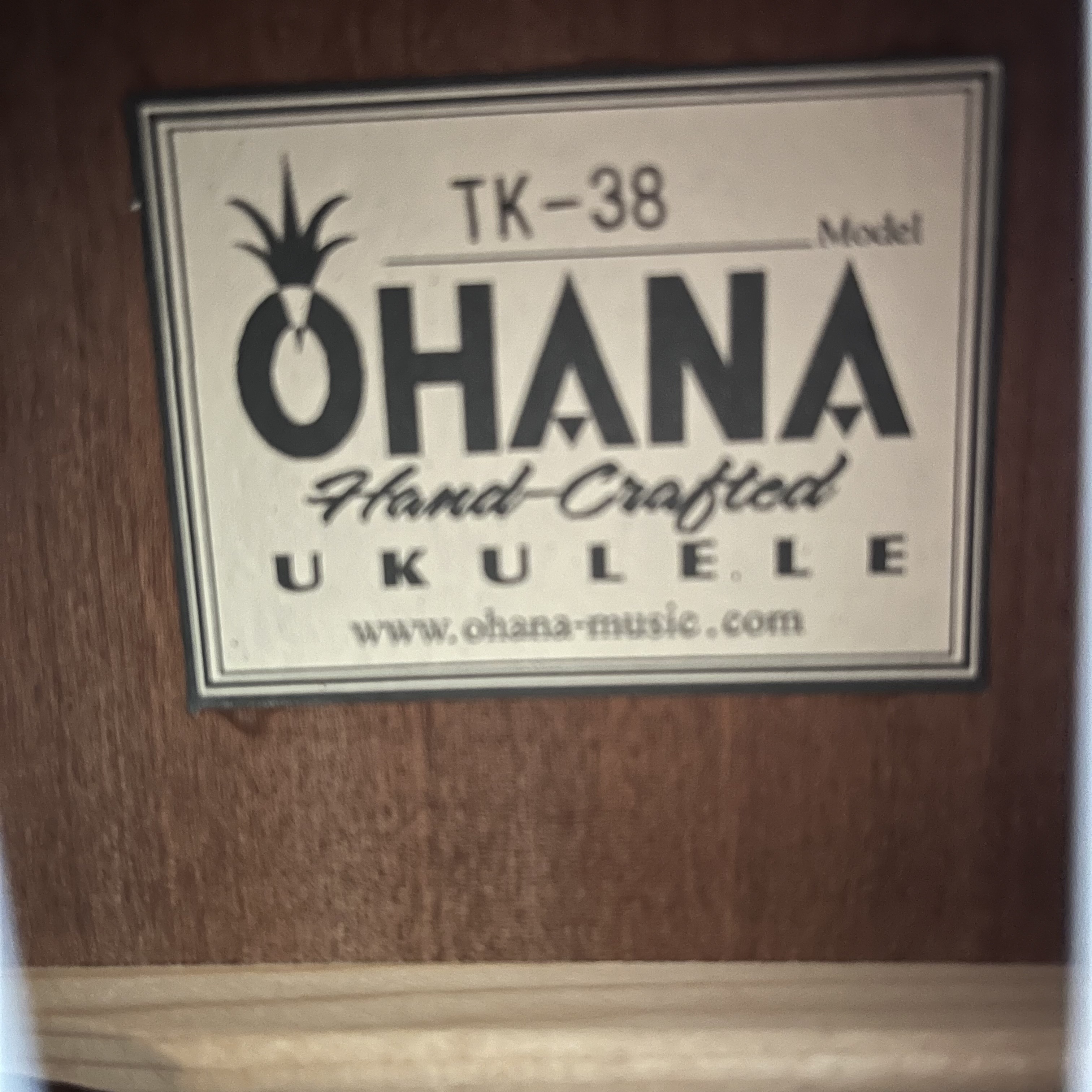 Ohana TK-38 Vintage martin style ukulele