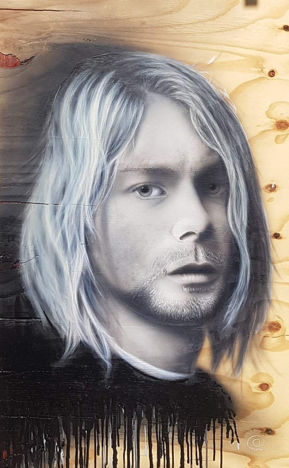 Schilderij Kurt Cobain