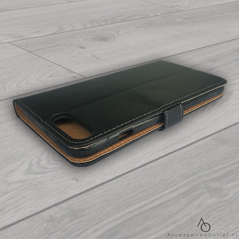 iPhone 7 Plus / 8 Plus - Telefoonhoesje wallet - Zwart