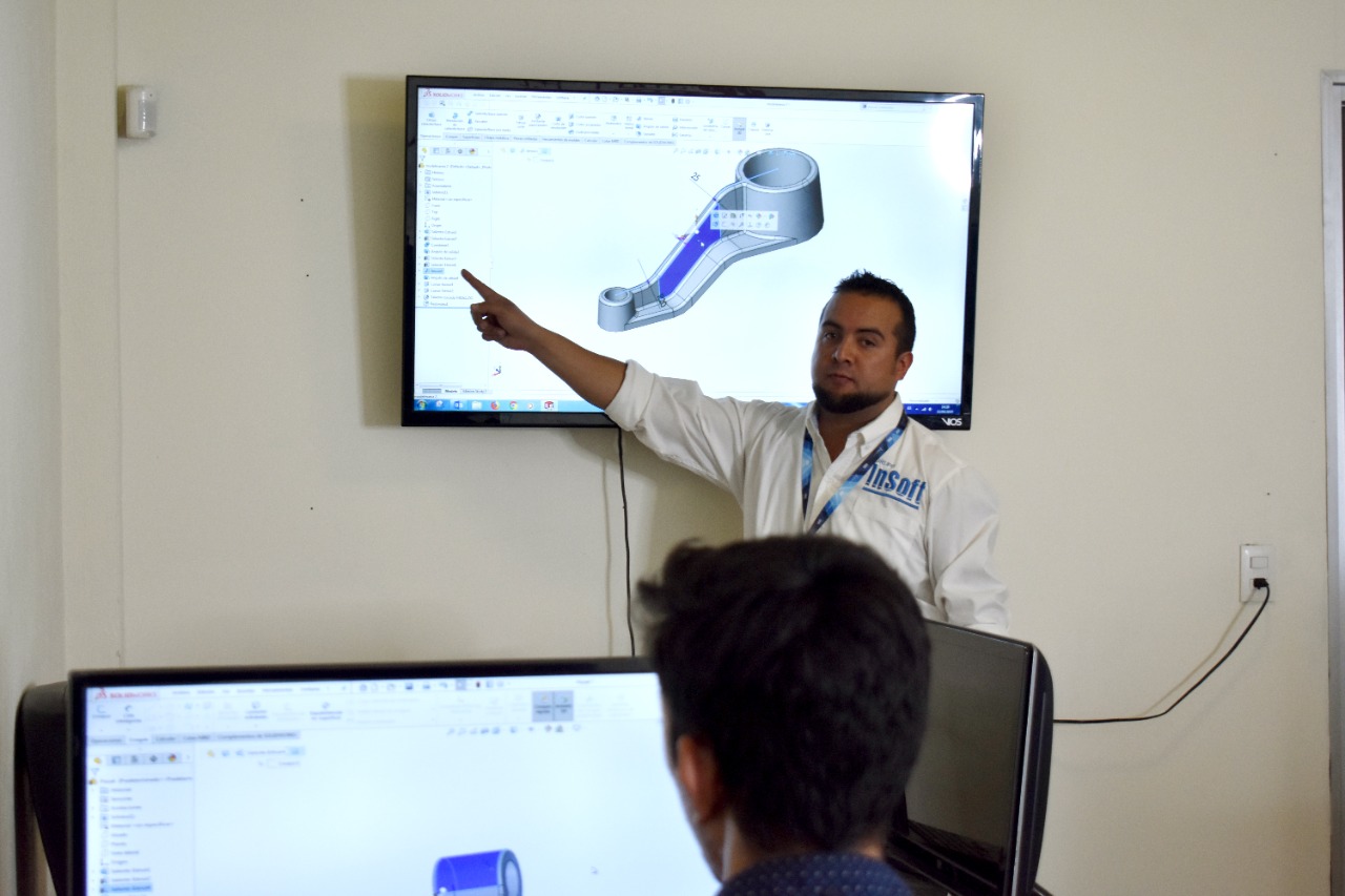 Cursos de solidworks en grupo insoft, el distribuidor de Solidworks y camworks en mexico