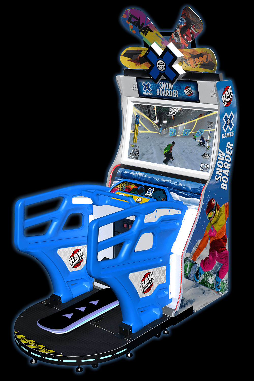 Racing game "X games Snowboarder"