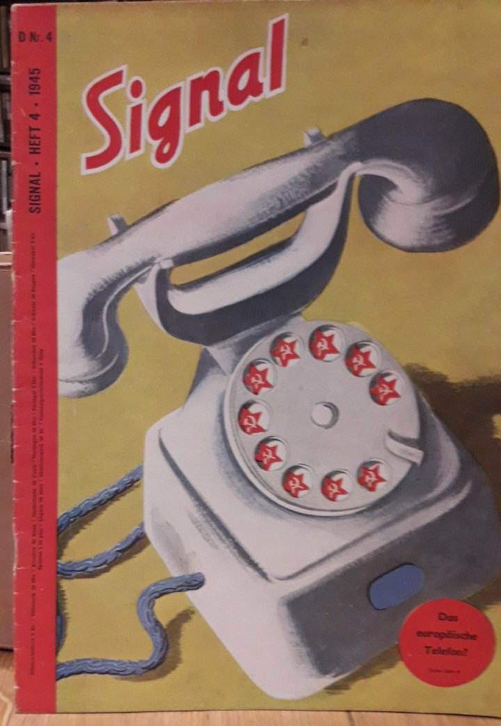 Propagandablad SIGNAAL -  zeer zeldzaam nummer 1945 nr 4 -  Duitstalig