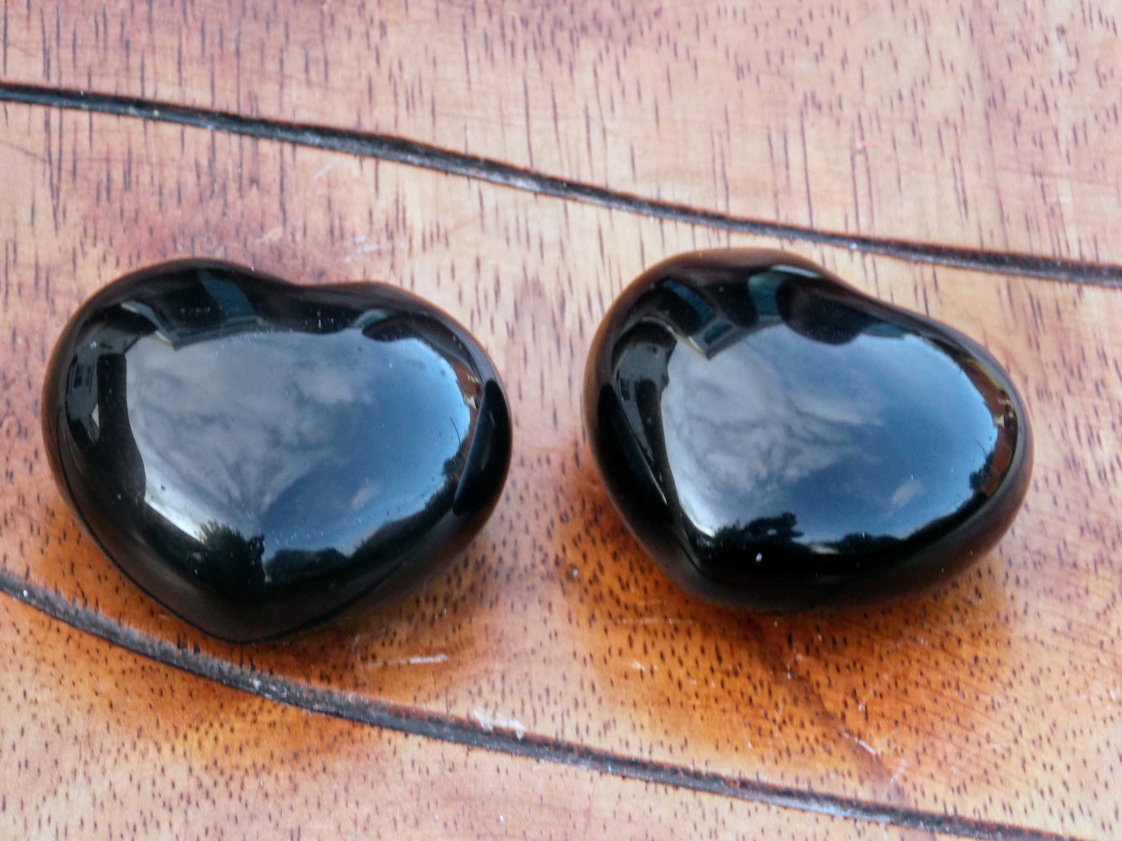 Obsidian Black Heart