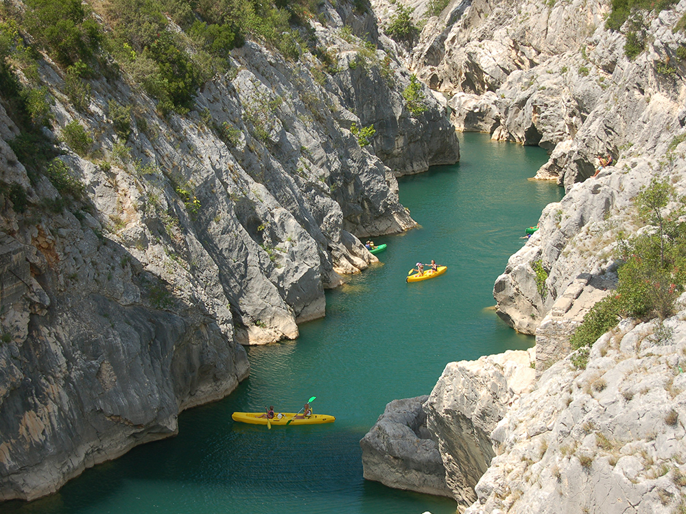 Kayak op de Hérault