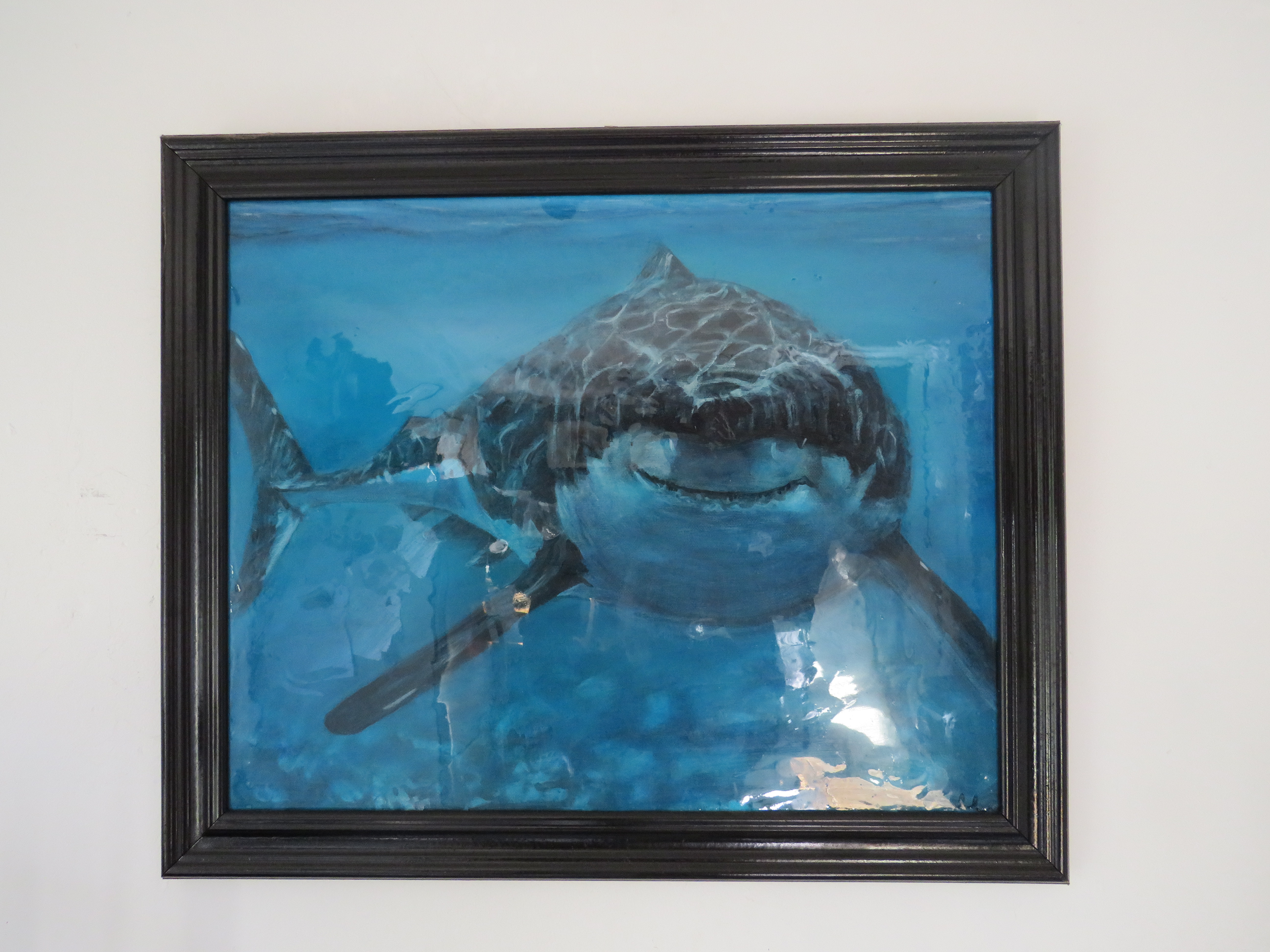 Acrylic Shark Painting