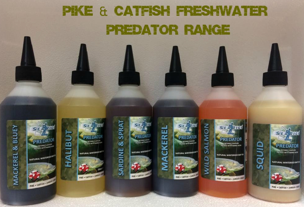 Predator , Pike & Catfish Winterised Natural Freshwater Bait oil. 250ml