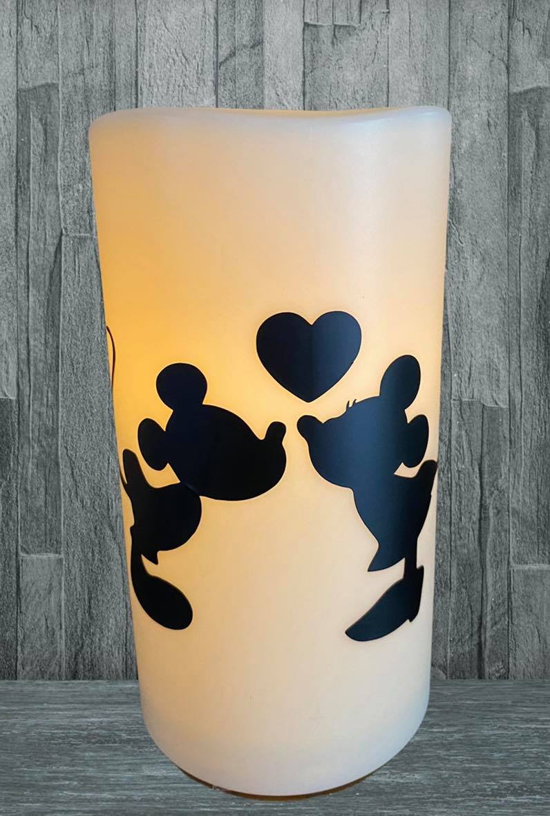 Mickey & Minnie Mouse LED Candle