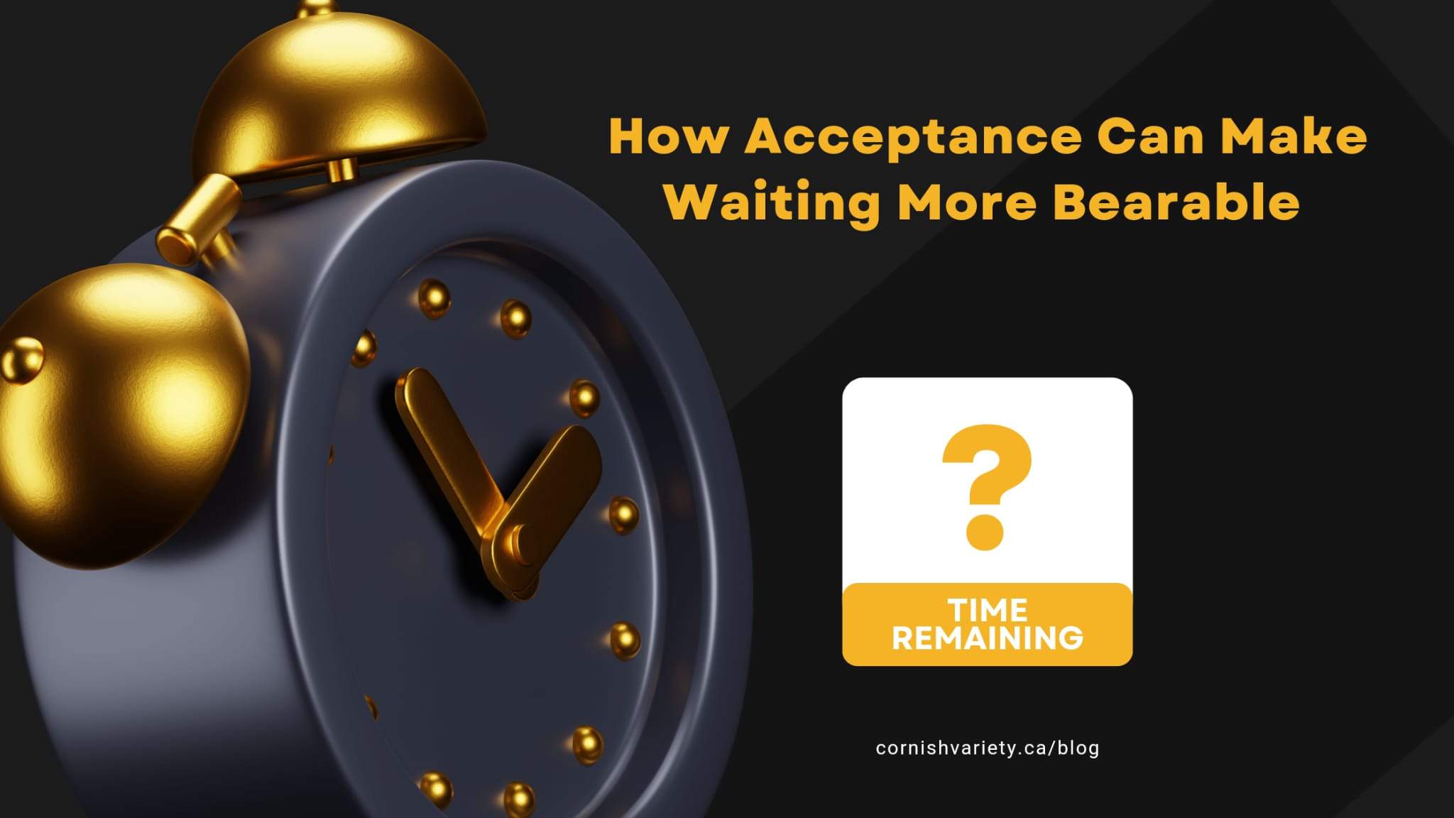 How Acceptance Can Make Waiting More Bearable