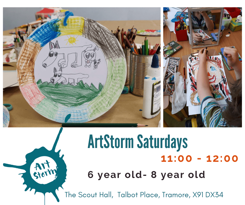 ArtStorm Saturday (6 year old - 8 year olds) 11 am