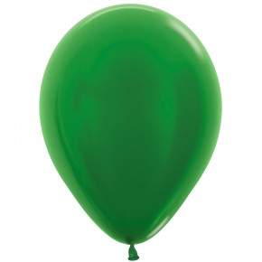 Ballon los per stuk metallic groen