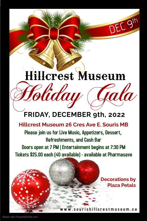 Hillcrest Museum Holiday Gala Poster