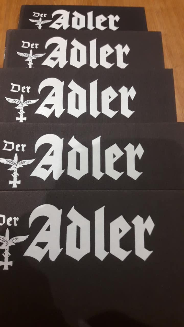 5 delige reeks  Adler  Luftwaffe 1939 - 1944  / Geschiedenis van het tijdschrift - zonder stofkaft