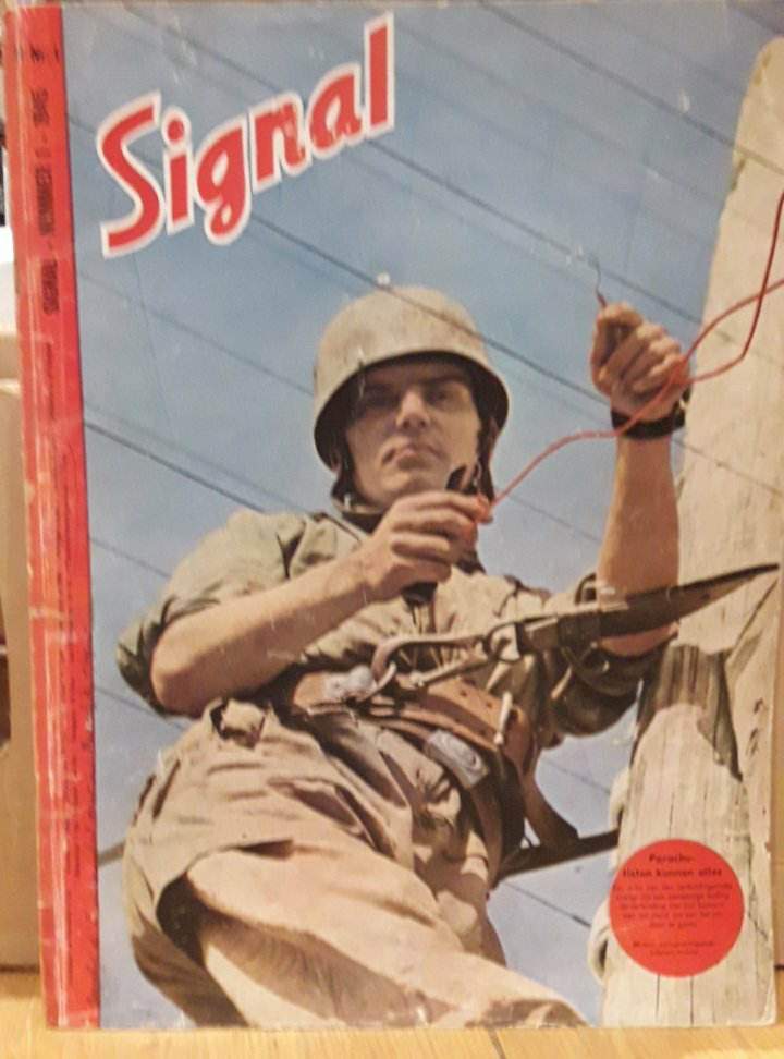 Propagandablad SIGNAAL -  zeer zeldzaam nummer 1945 nr 1 -  Nederlandstalig