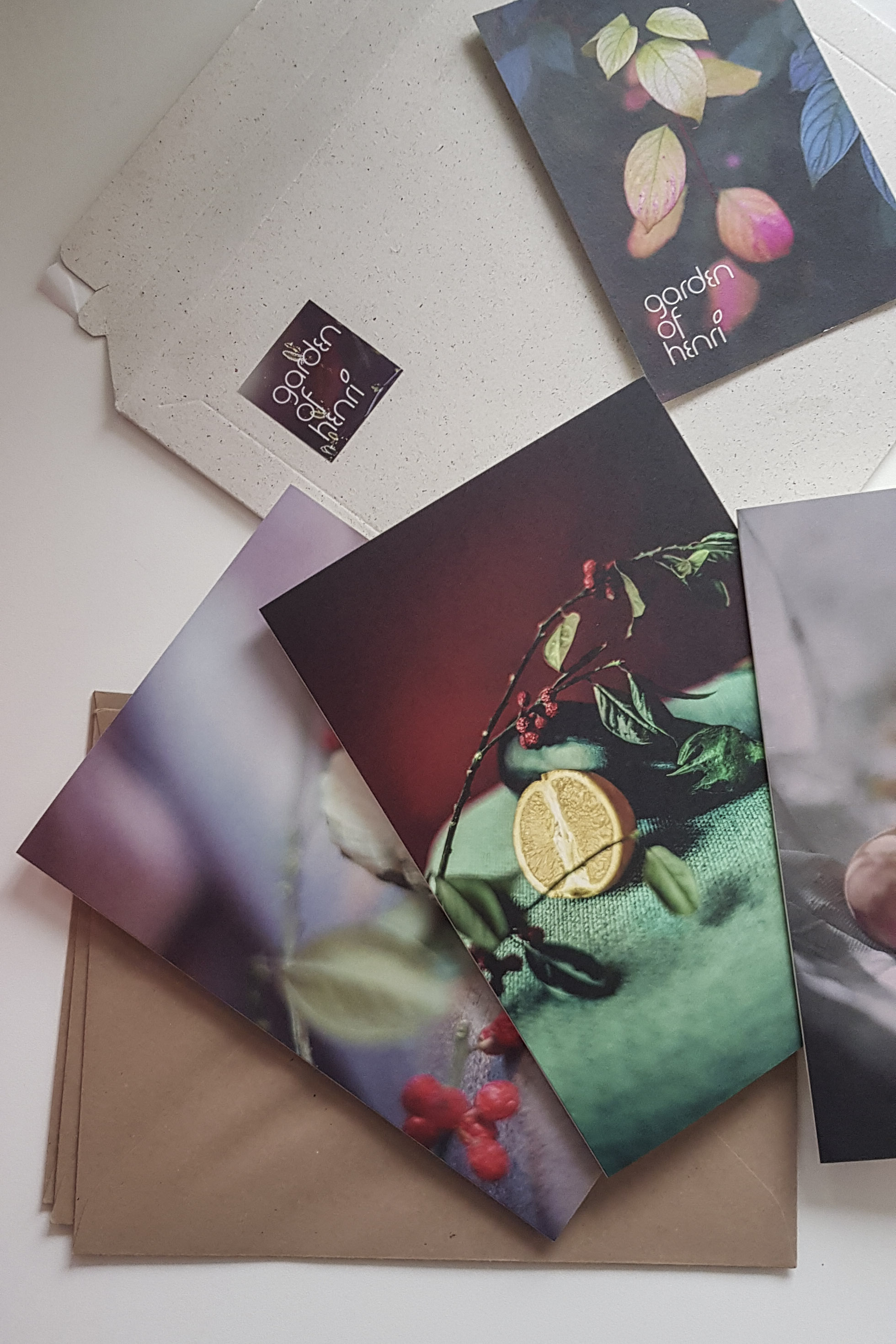 Theme Romance:  Art Mail  (set of 3 unique art cards)