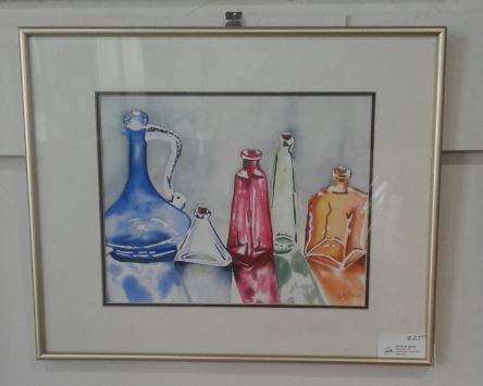 Ruth Cook - Watercolour Bottles - CO1-18 - $200