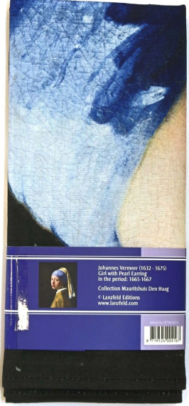 Theedoek, HET MEISJE MET DE PAREL van Johannes Vermeer