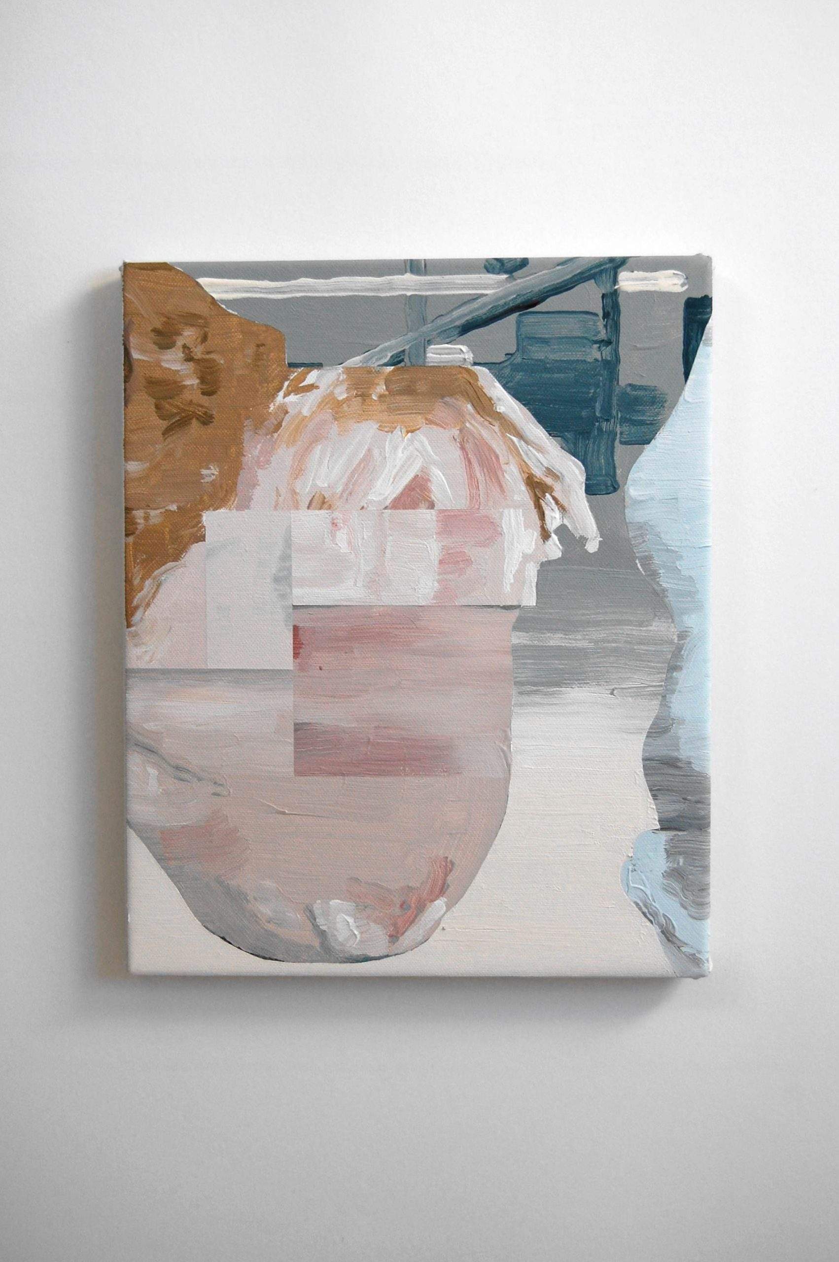 'PM', 27 x 33 cm, acrylics on canvas, 2019