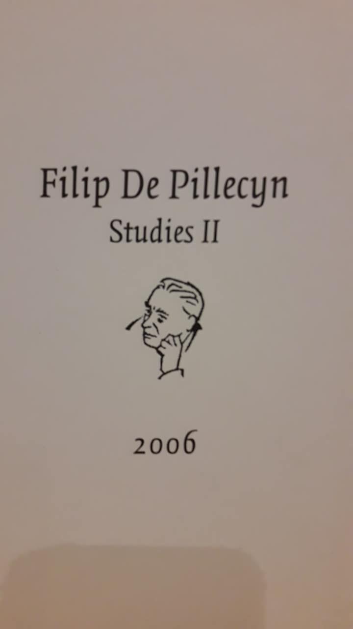 Filip De Pillecyn studies 2 / 2006
