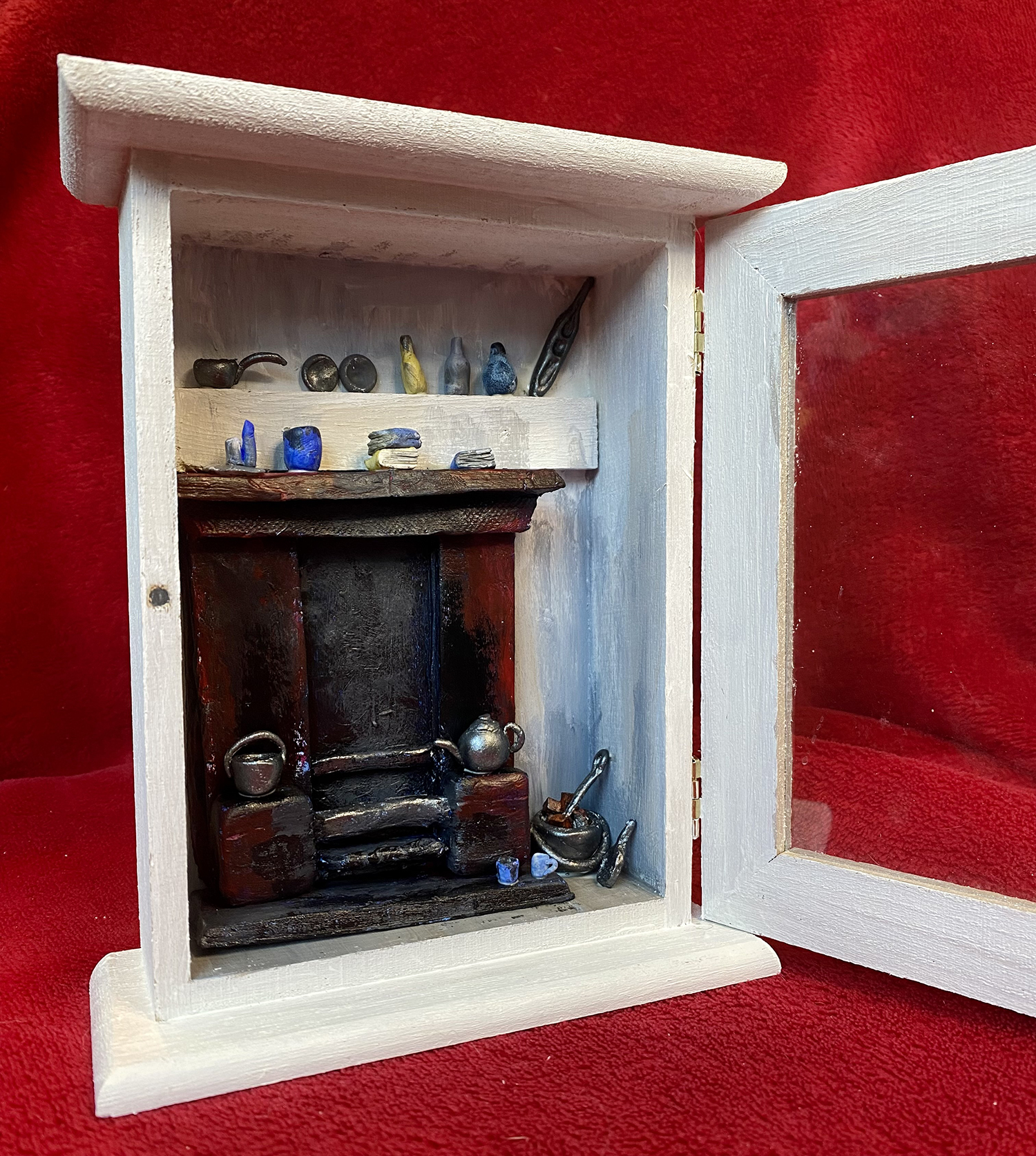 Open Box Fireplace (Bosca Beag na Scéalta) by Sharon Devlin