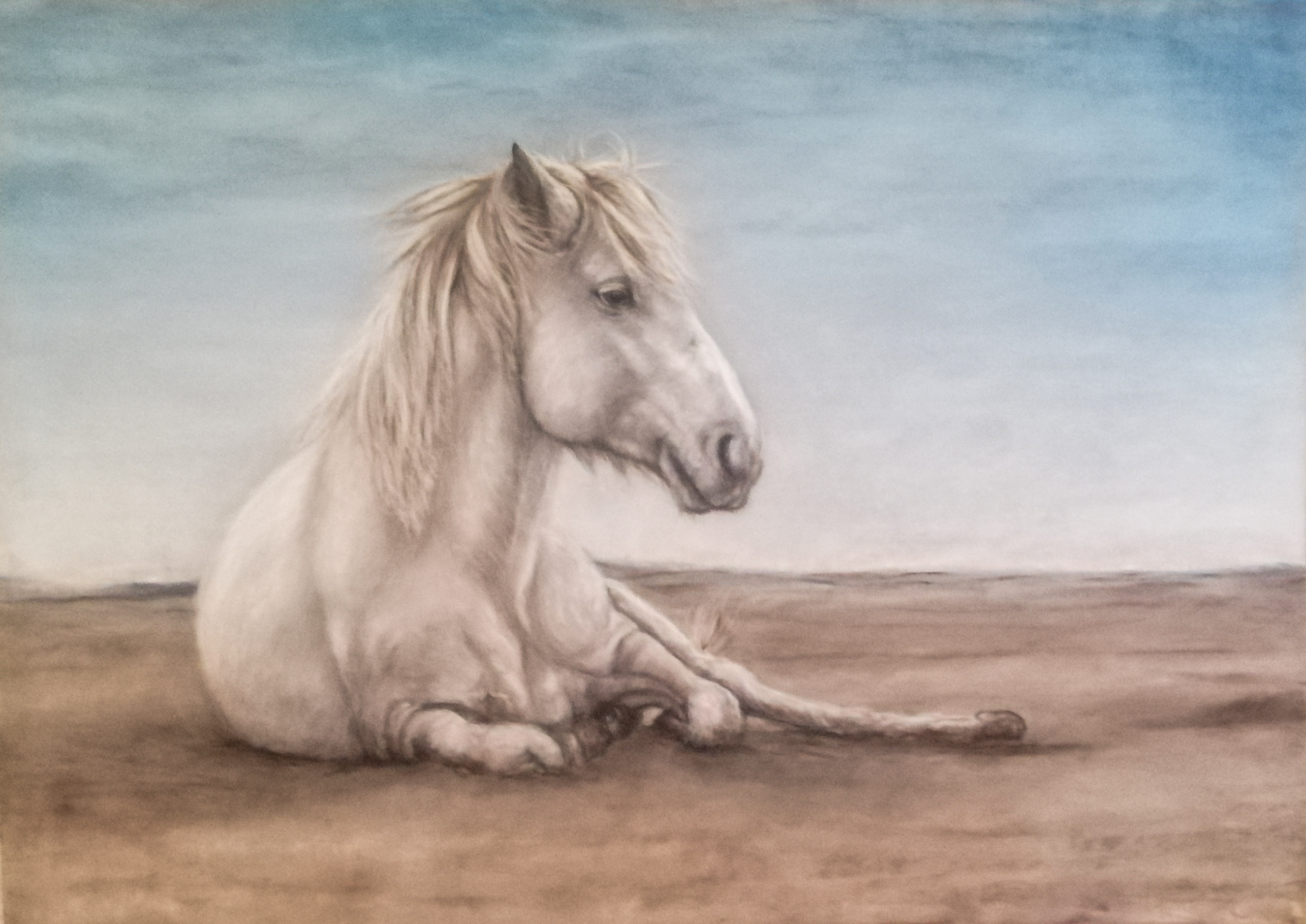 Horse Pastel Painting