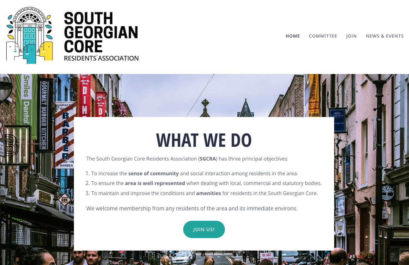 SGCRA launch new website