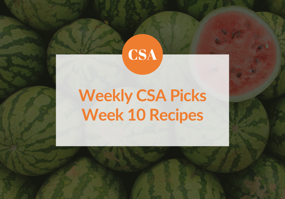 Easy CSA Recipes with Summer Produce