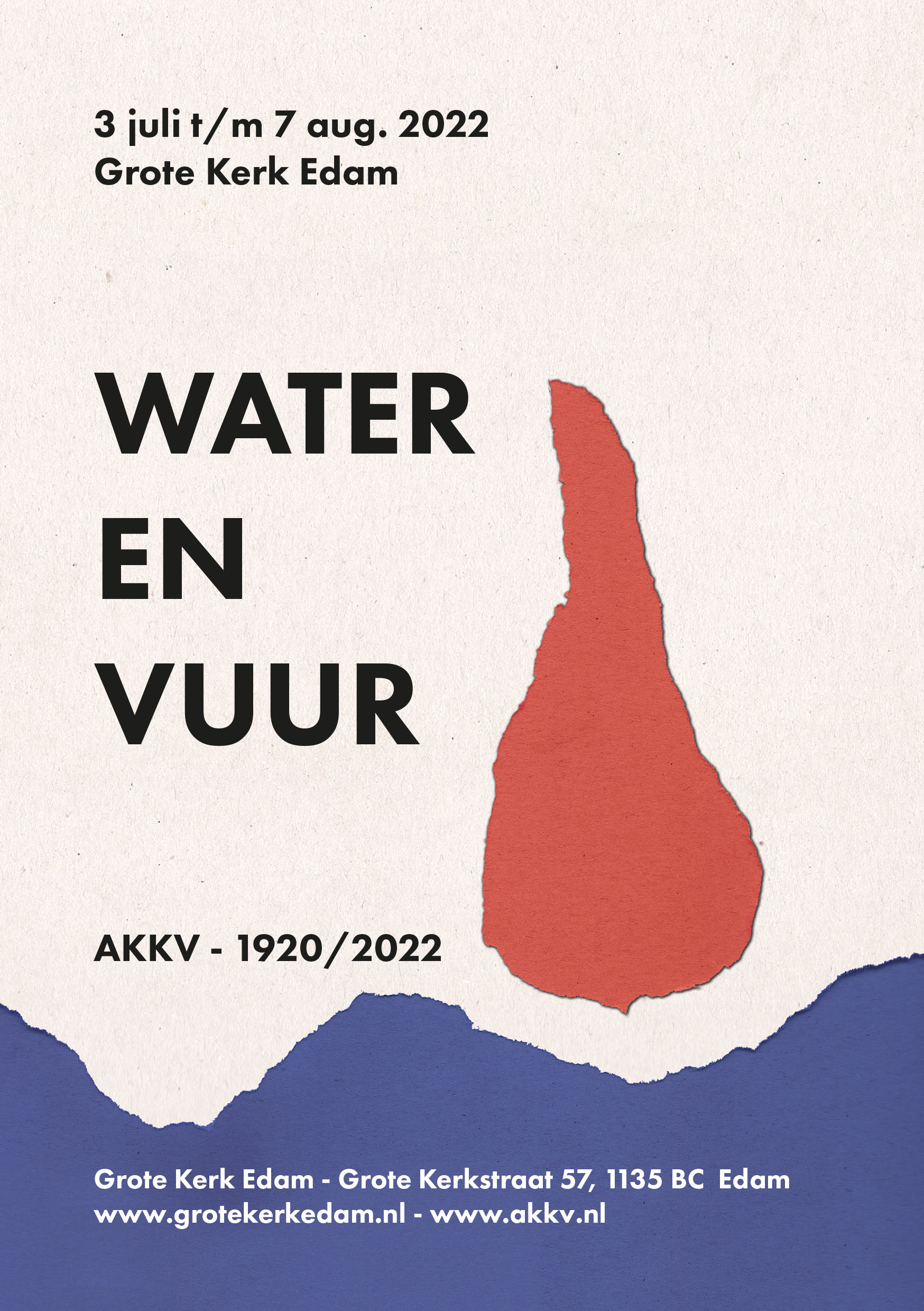 Flyer AKKV Water en vuur Edam - Voorkant2479jpg