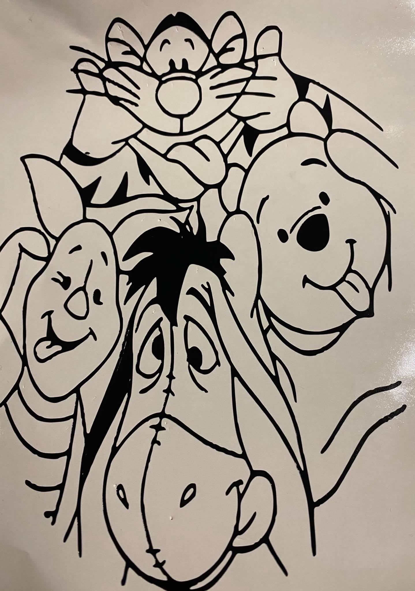 Winnie the Pooh & Friends Canvas Board