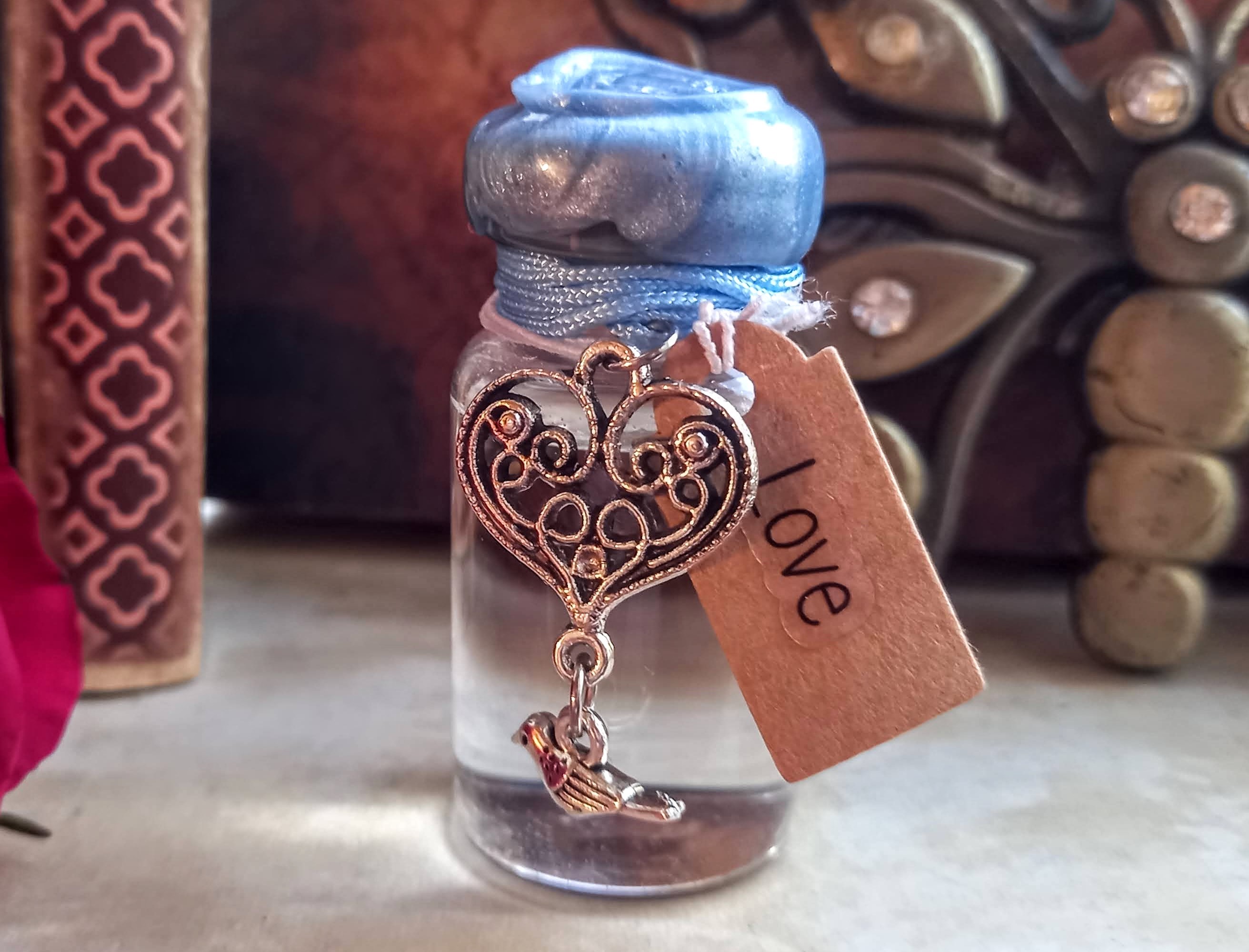 VIAL* Freedom and Friendship - Charmed Vial filled with St.Brigid Well Water from an Irish Holy Well