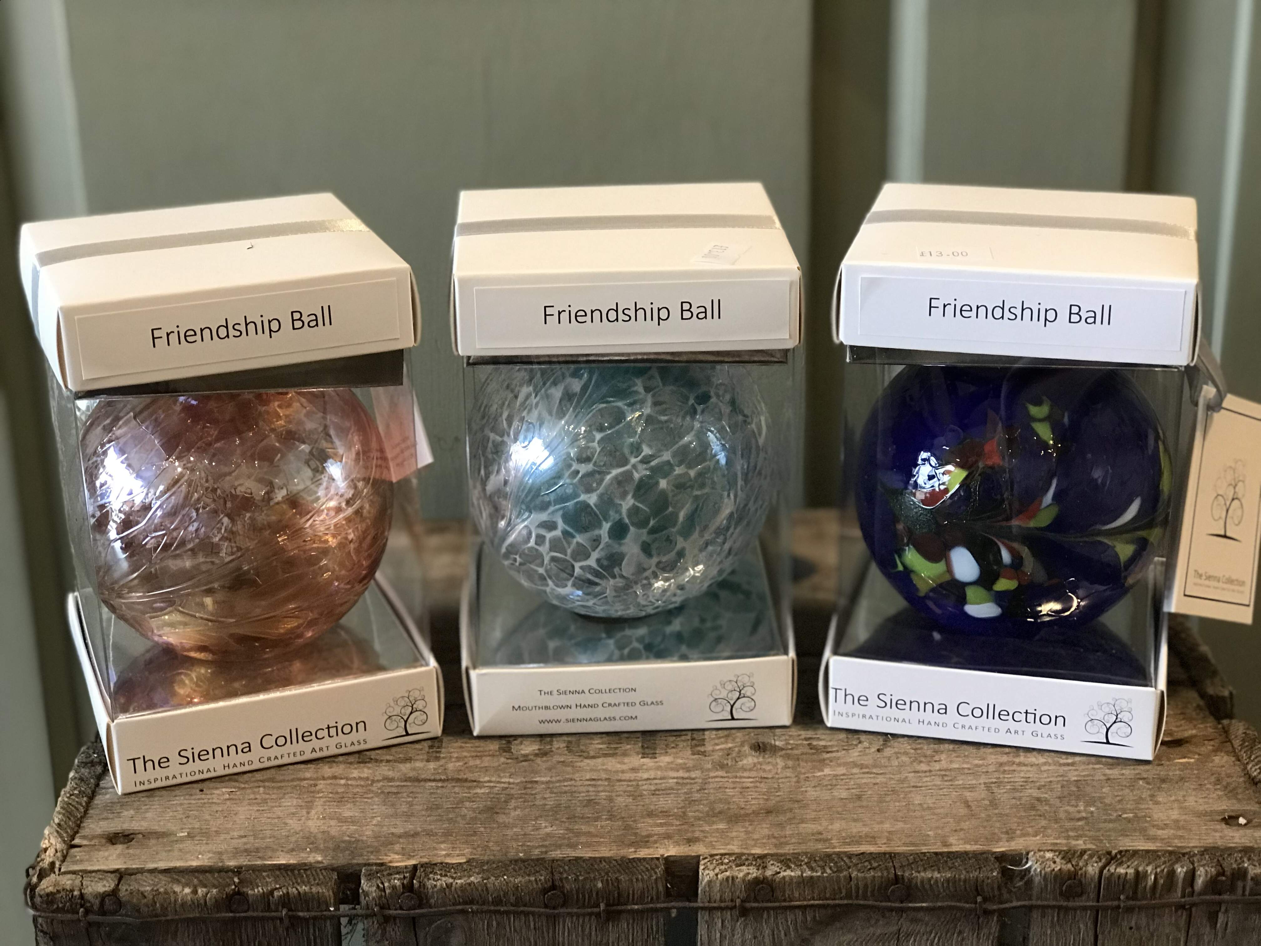 10cm Glass Friendship Balls
