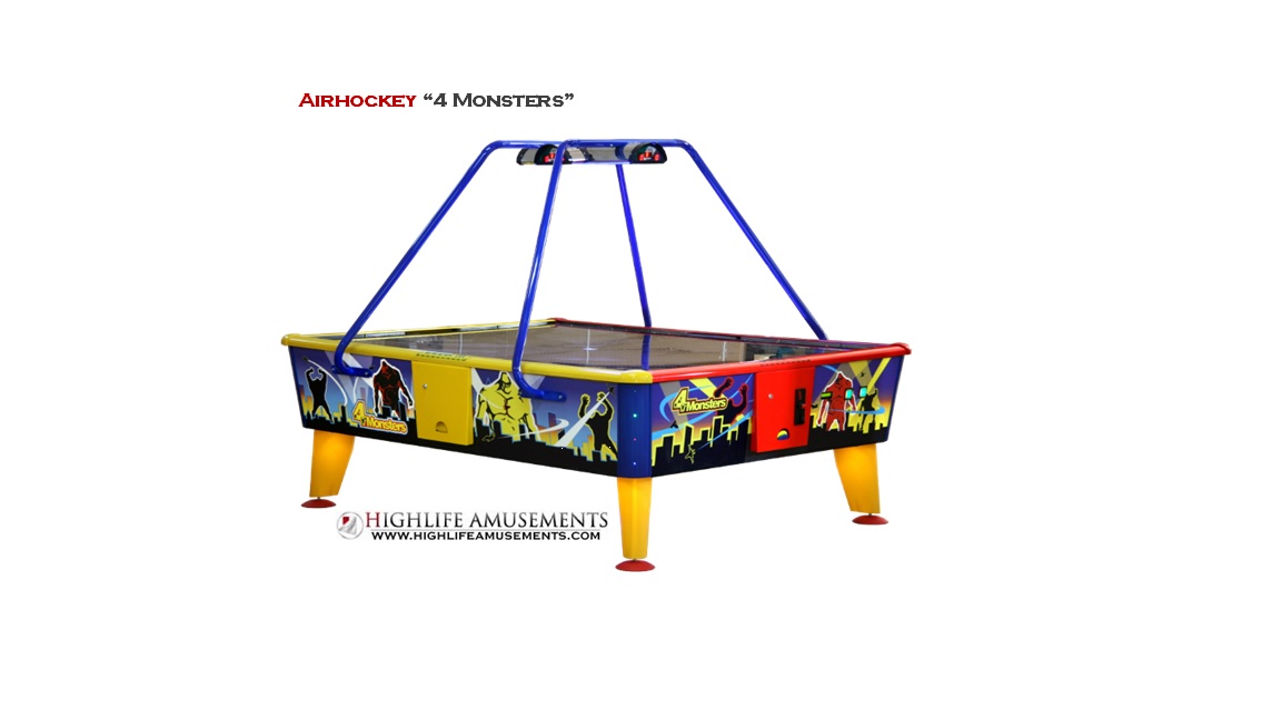 Airhockey "4 Monsters"