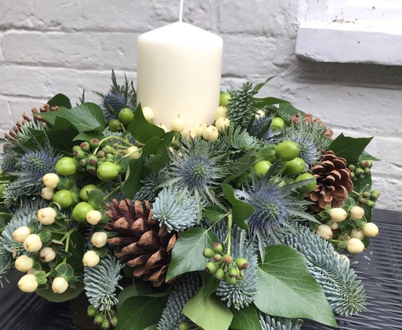 NEW -Christmas Table Centre on Saturday December 21st 10-12 at Old Timbers, Blackstone, BN5 9TE