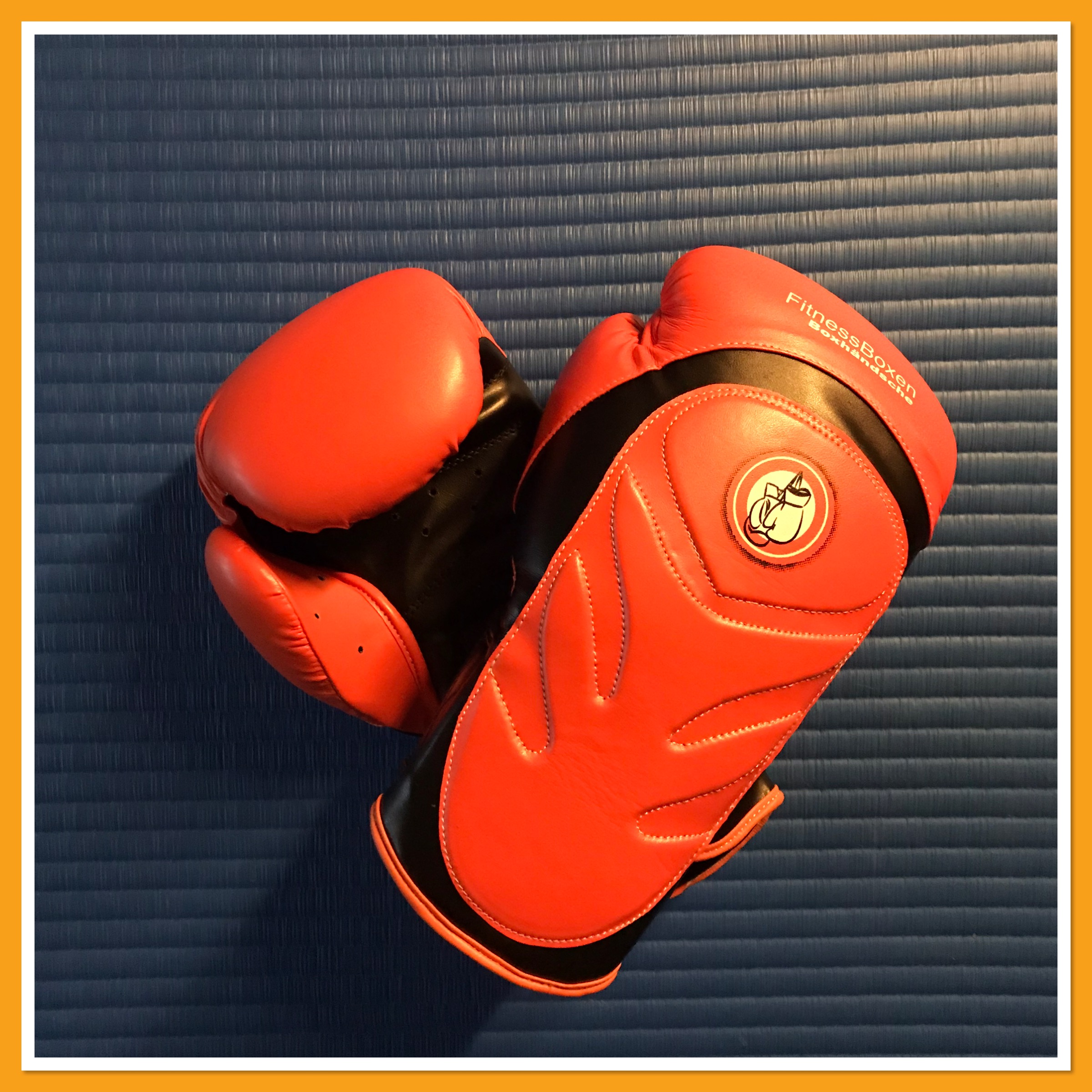 FitnessBoxen Boxhandschuhe "Boxhändsche" Orange