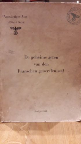 1939/41 nr 6 - De geheime akten van den Franschen generalen staf