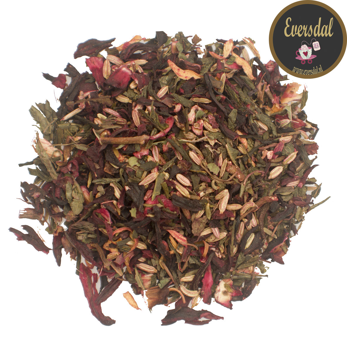 Fit Me - Energie thee - groene frisse thee met hibiscus