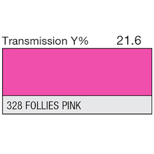 Lee 328 Follies Pink Roll
