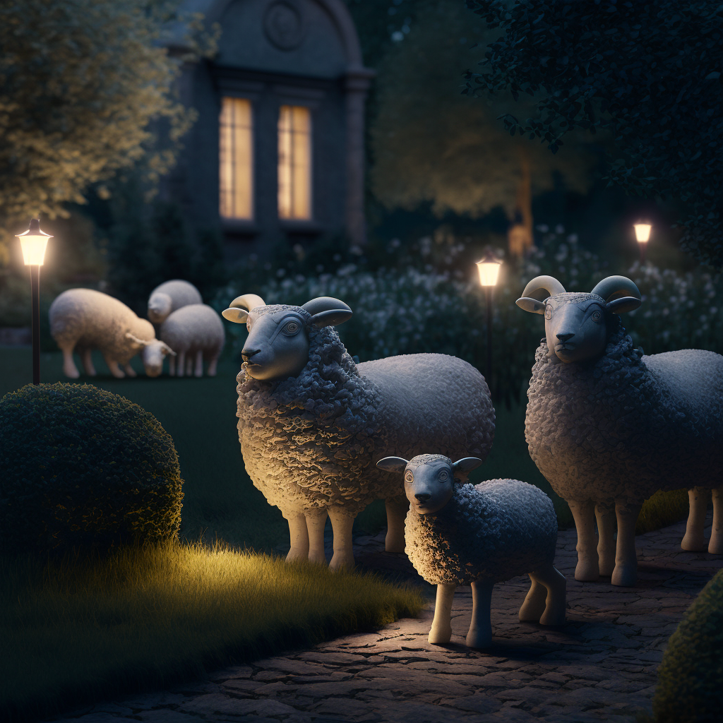 DuirDesign_3d_Photorealistic_render_8k_A_small_flock_of_sheep_0b7f1295-9677-4f00-9dd8-c78adcf3d3aapng